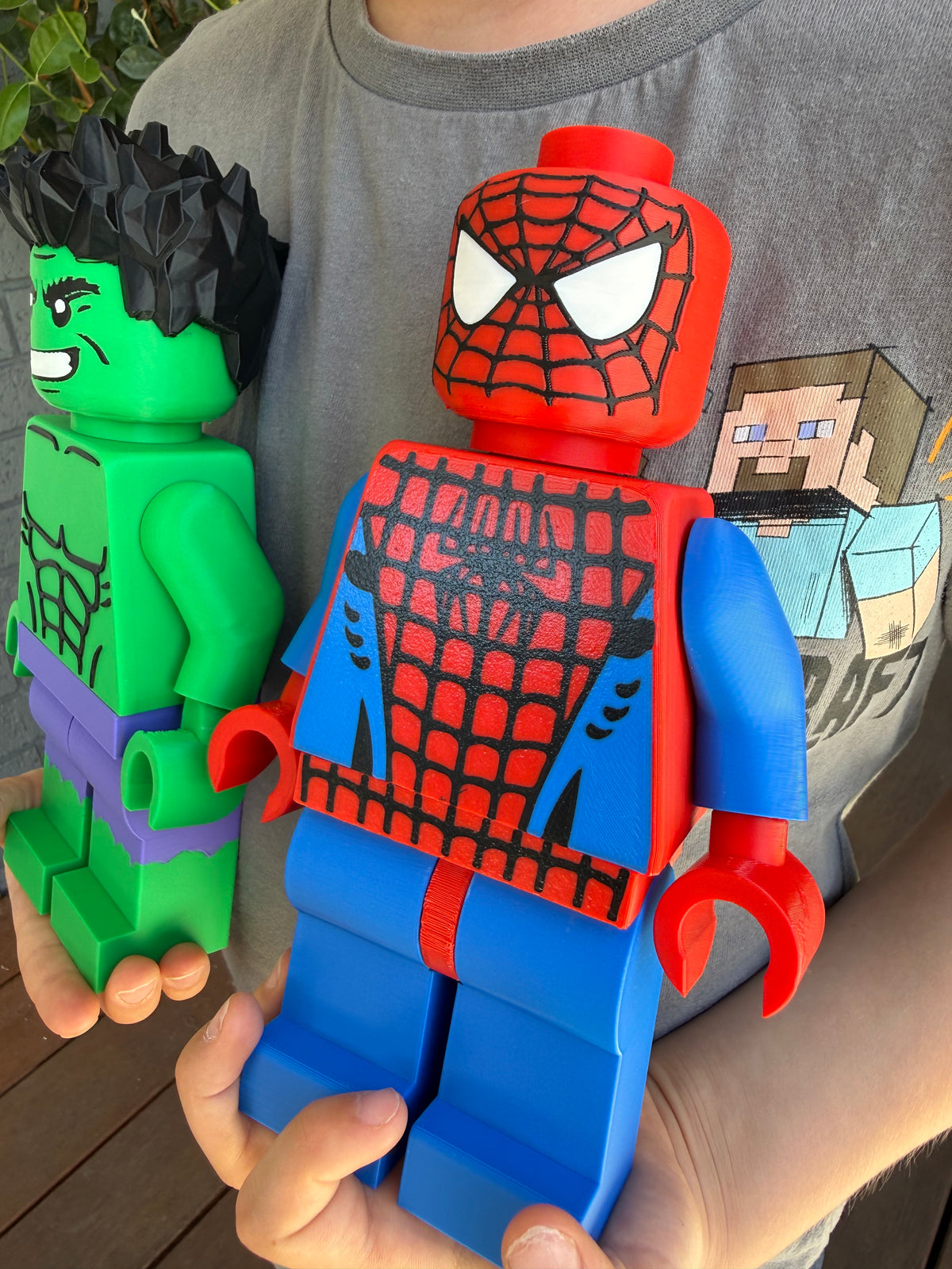 Spiderman Brick Character