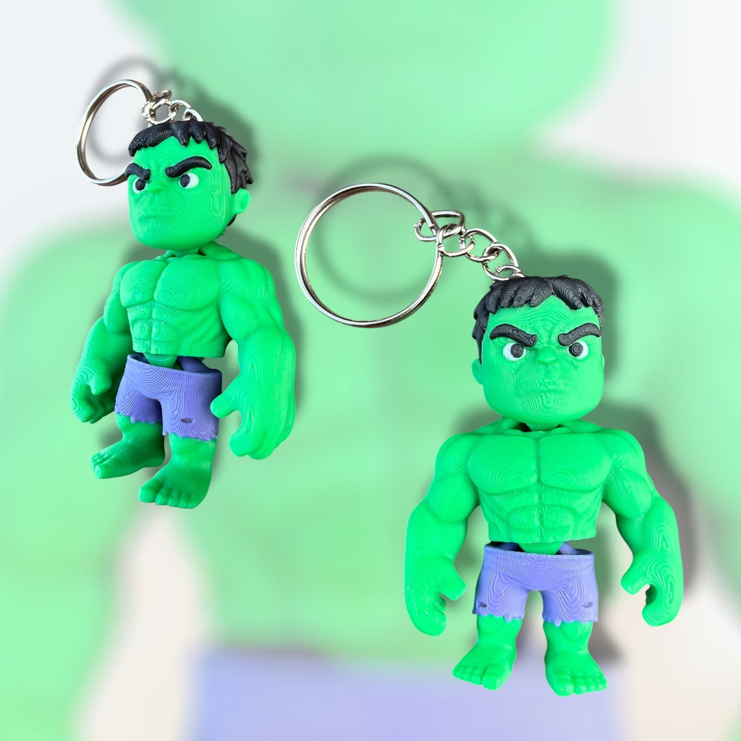 Hulk Hero Keychain