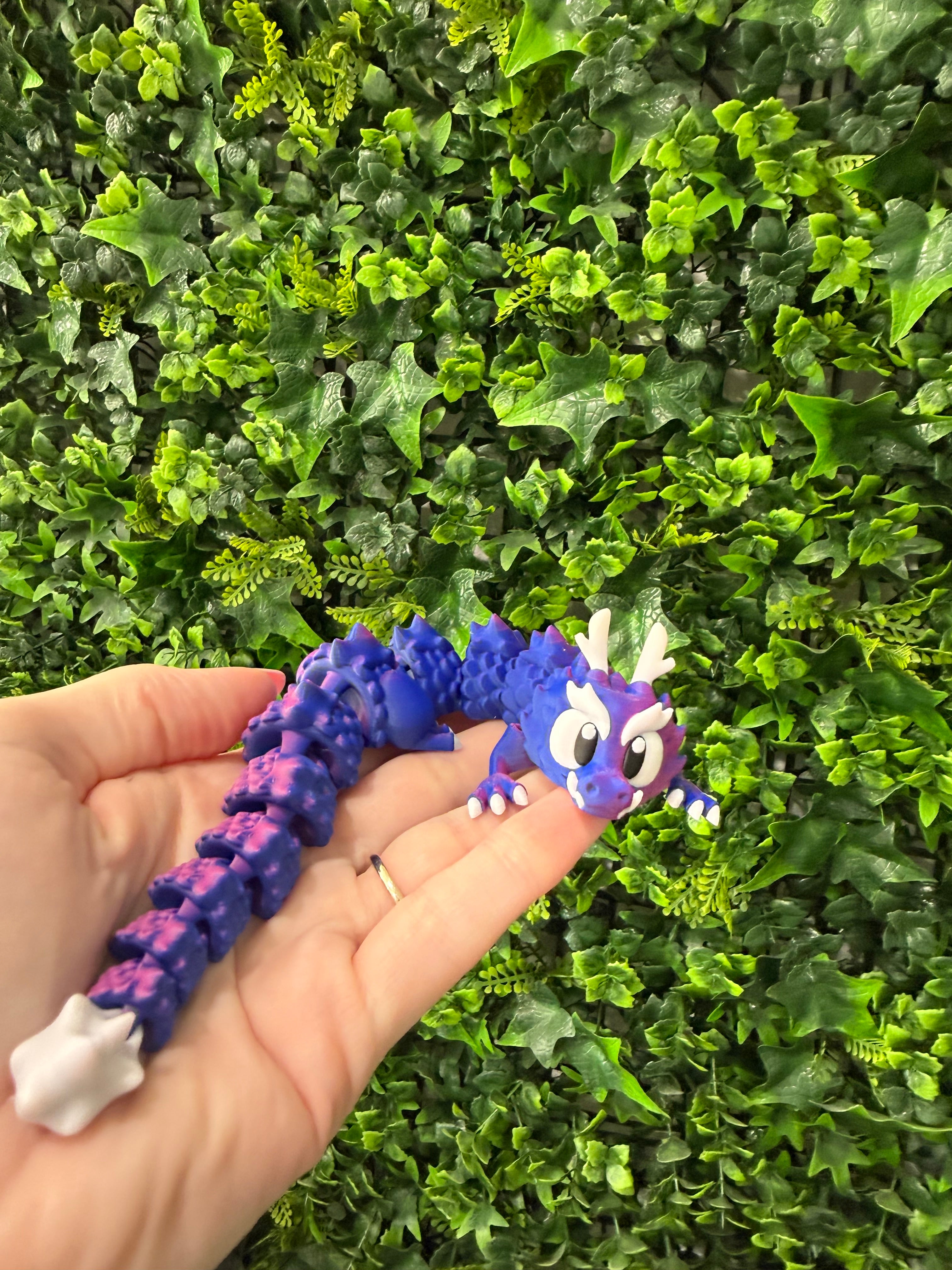 Flexi Blue Purple Dragon- Little Legend (Mid)