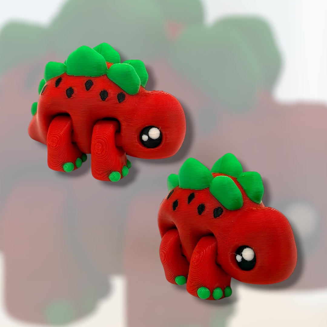 Flexi Watermelon Stegosaurus - Mini Mate (Mini)