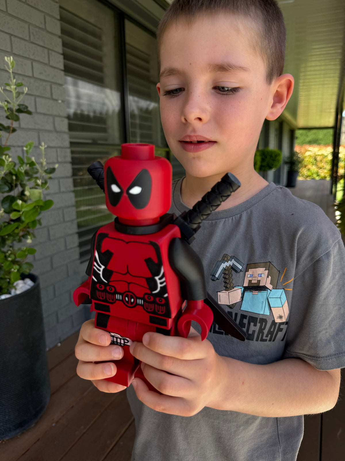 Deadpool Brick Character
