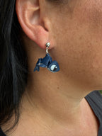3D Shark Dangle Earrings