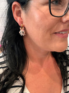 3D Bunny Dangle Earrings
