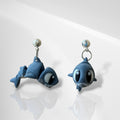 3D Shark Dangle Earrings