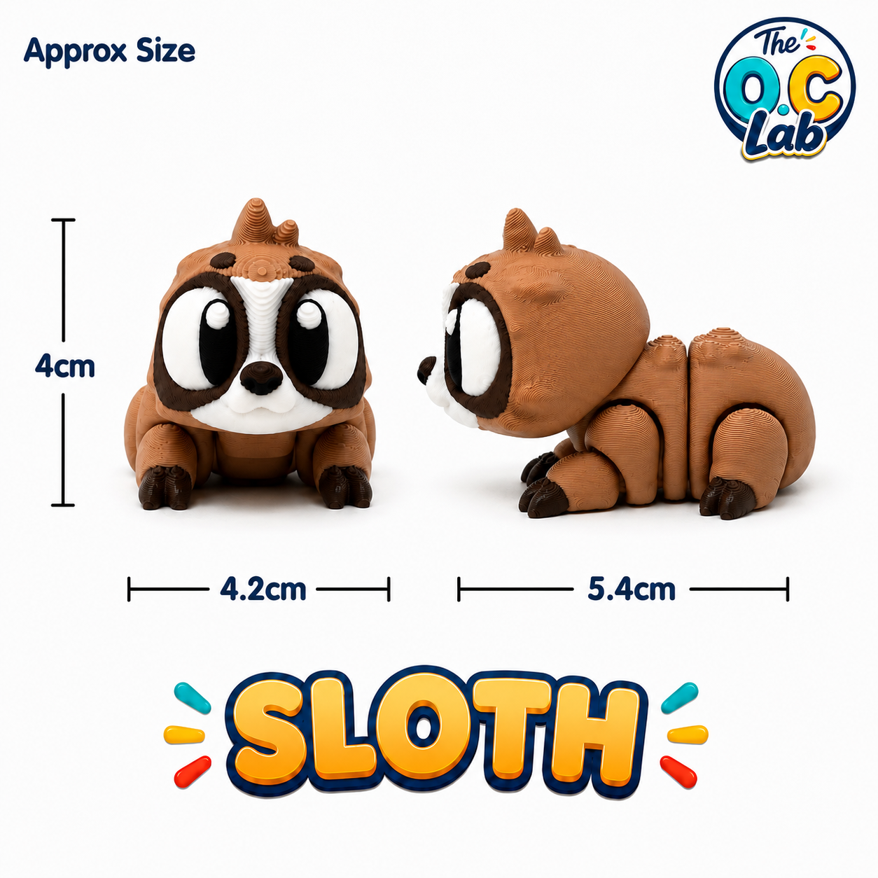 Flexi Sloth - Pocket Pal (Small)