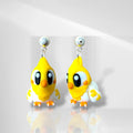 3D Cockatiel Dangle Earrings