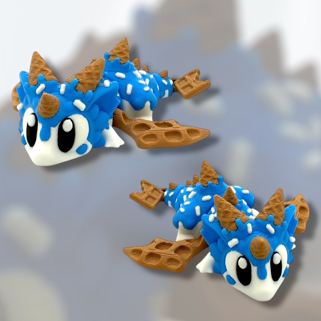 Flexi Ice Cream Dragon - Pocket Pal (Small)