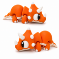 Flexi Triceratops - Pocket Pal (Small)