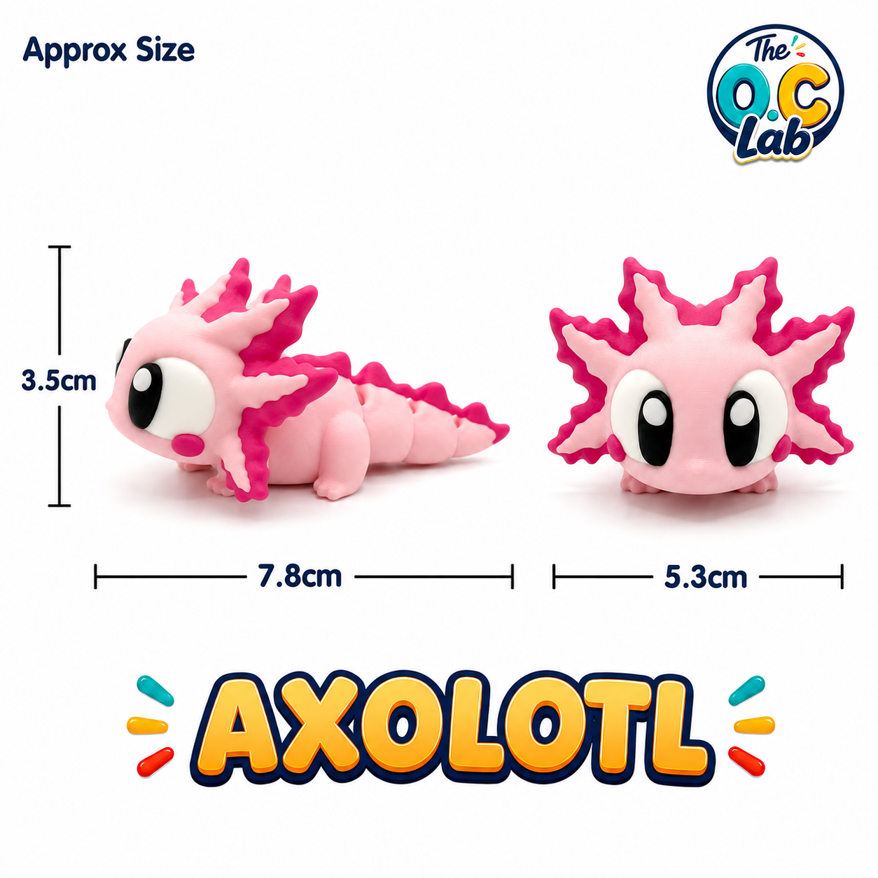 Flexi Axolotl - Pocket Pal (Small)