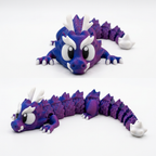 Flexi Blue Purple Dragon- Little Legend (Mid)