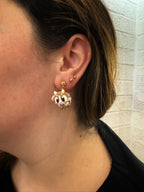 3D Highland Cow Dangle Earrings