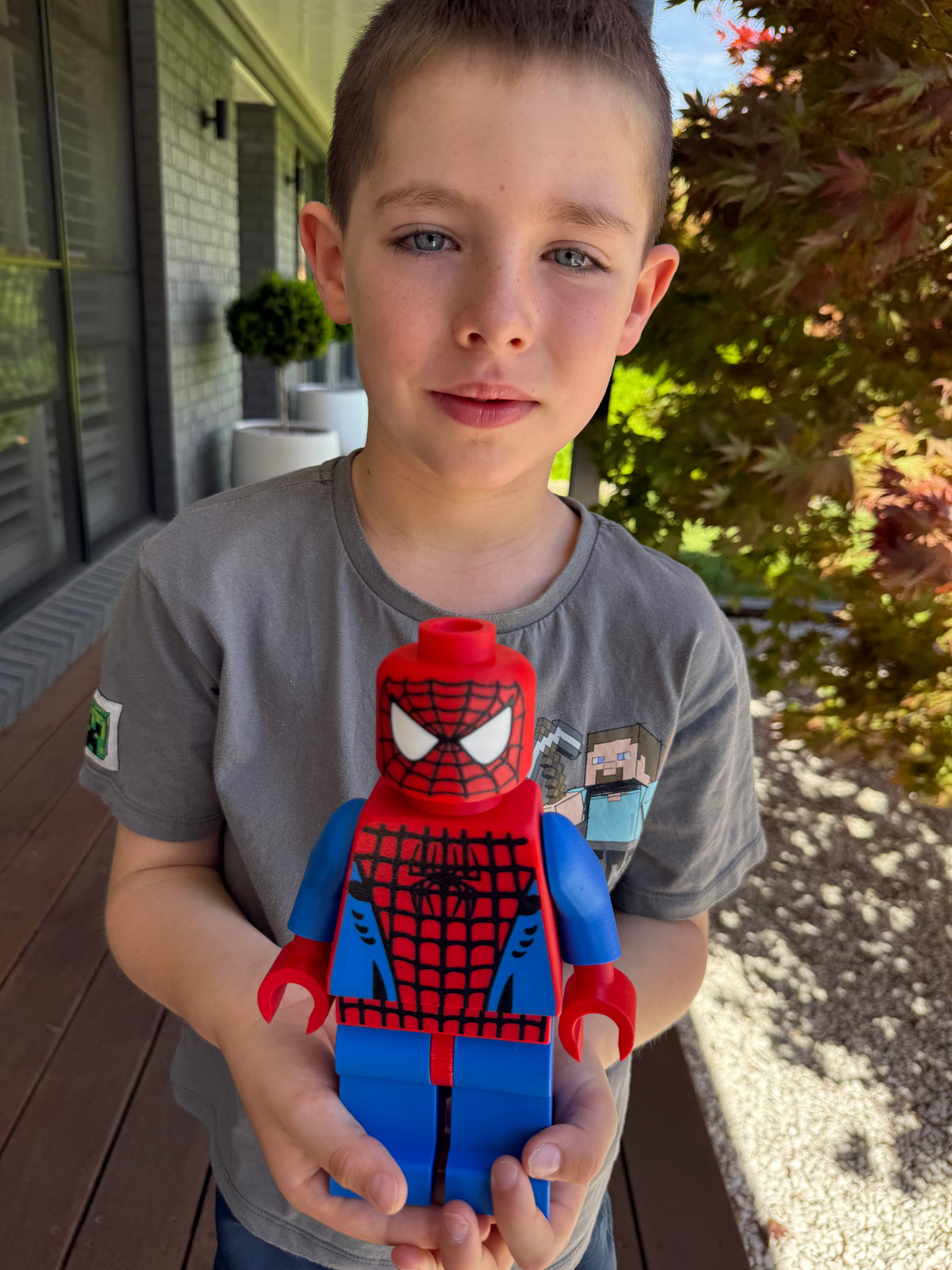 Spiderman Brick Character