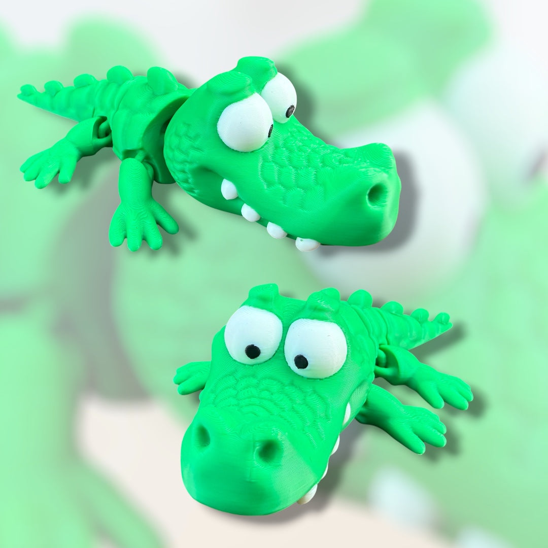 Flexi Silly Crocodile - Pocket Pal (Small)