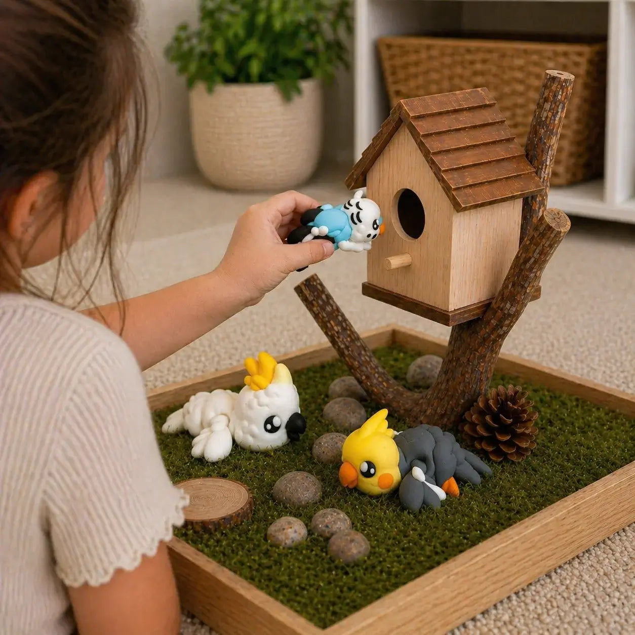 Flexi Blue Budgie - Pocket Pal (Small)