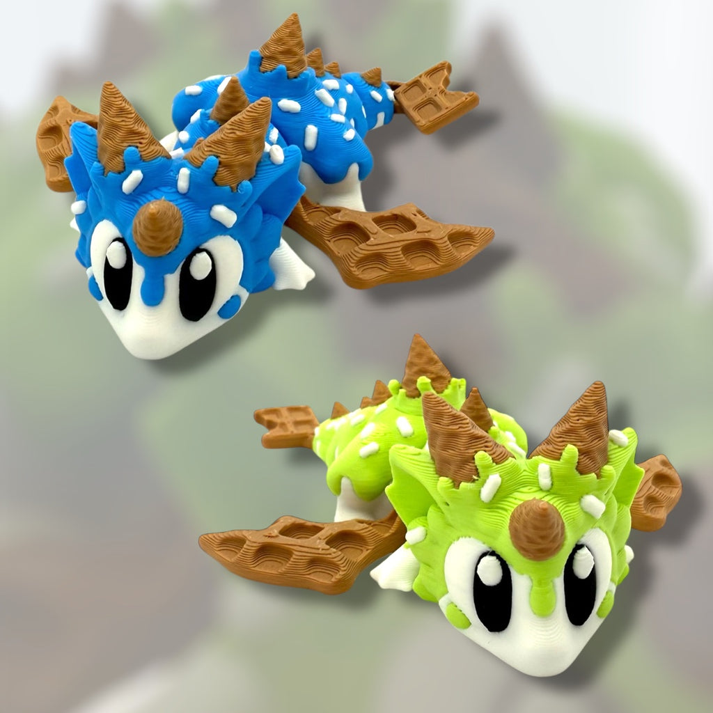 Flexi Ice Cream Dragon - Pocket Pal (Small)