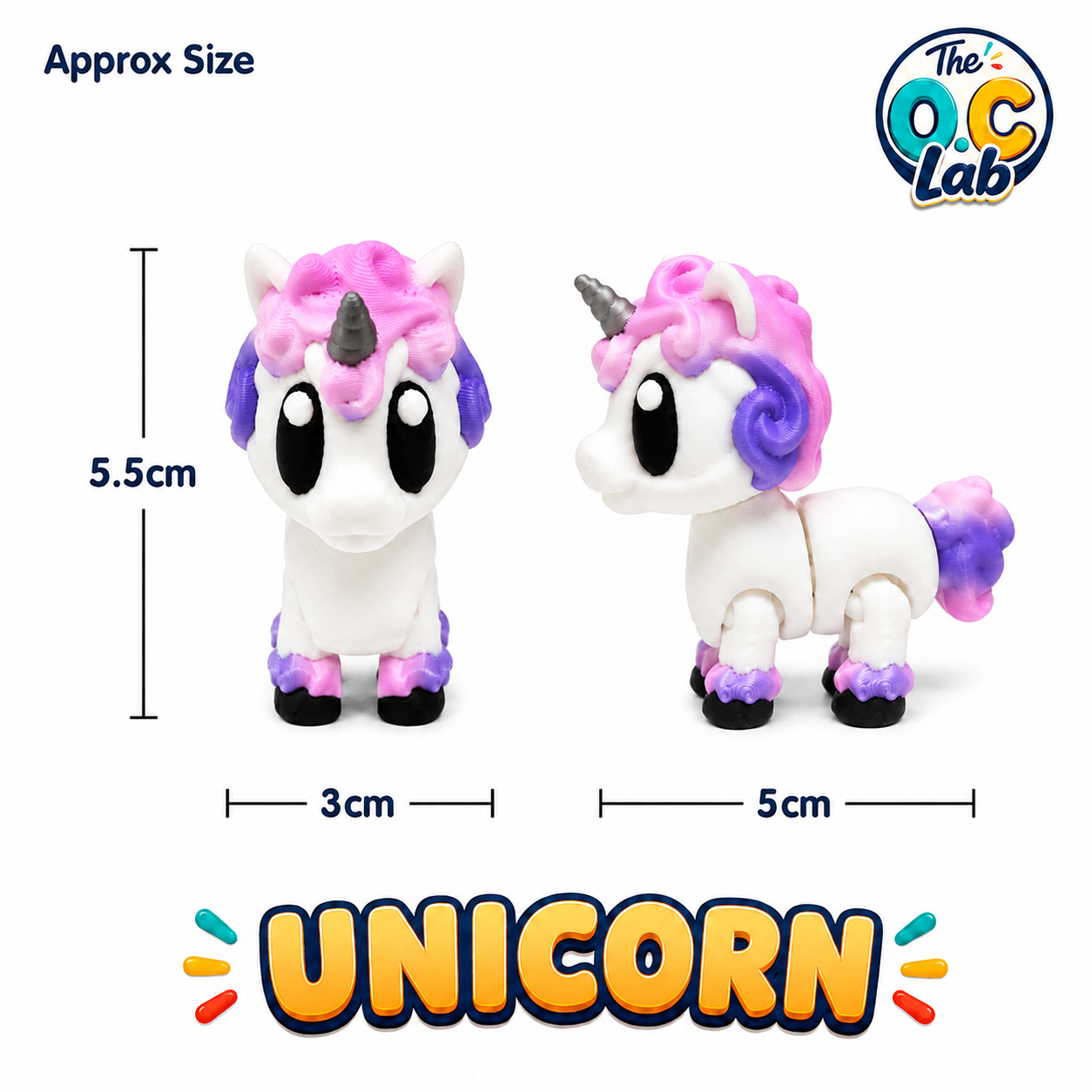 Flexi Unicorn - Pocket Pal (Small)