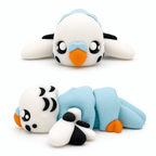 Flexi Blue Budgie - Super Squad (Large)