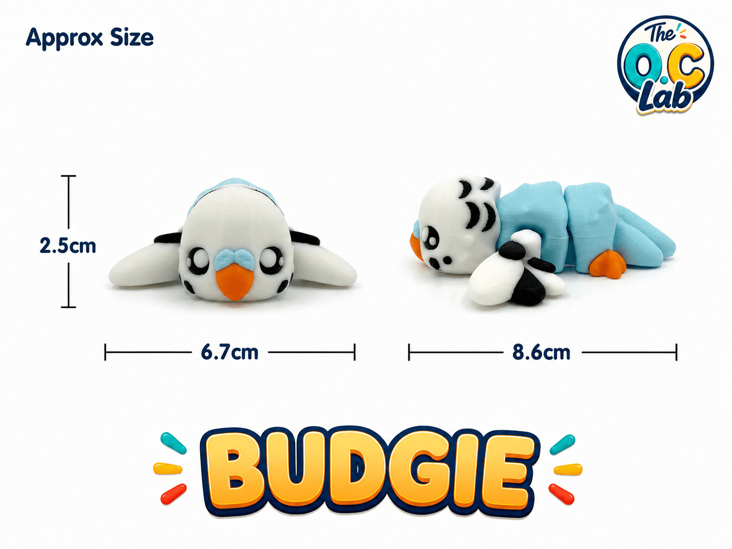 Flexi Blue Budgie - Pocket Pal (Small)