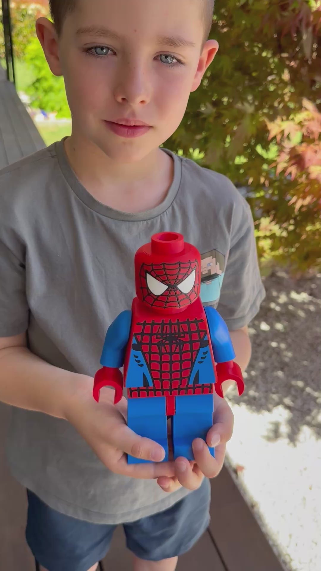 Spiderman Brick Character
