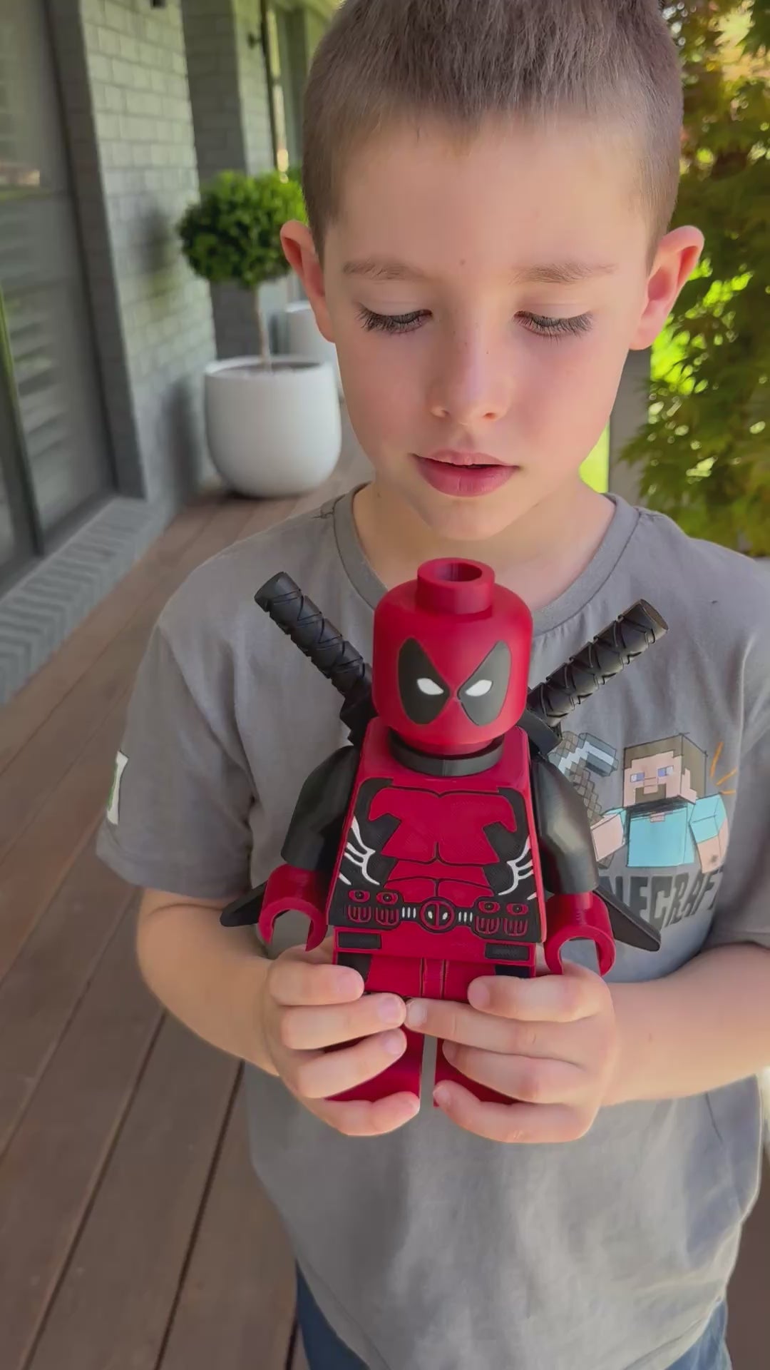 Deadpool Brick Character