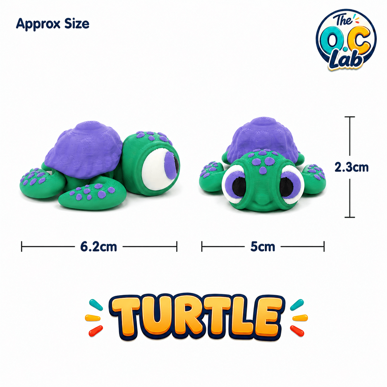 Flexi Turtle - Pocket Pal (Small) Purple